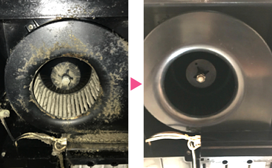 浴室多機能換気扇分解クリーニング例