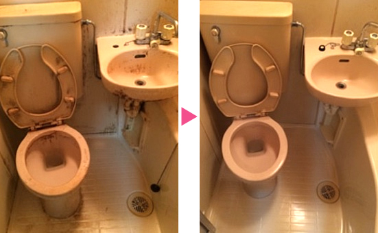 東京都江東区のお客様宅 ユニットバス・トイレのクリーニング写真
