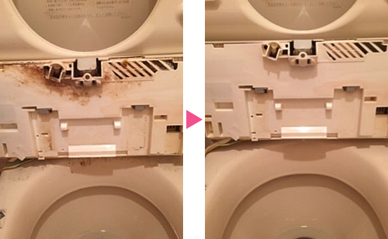 東京都江東区のお客様宅 ウォッシュレットトイレクリーニング