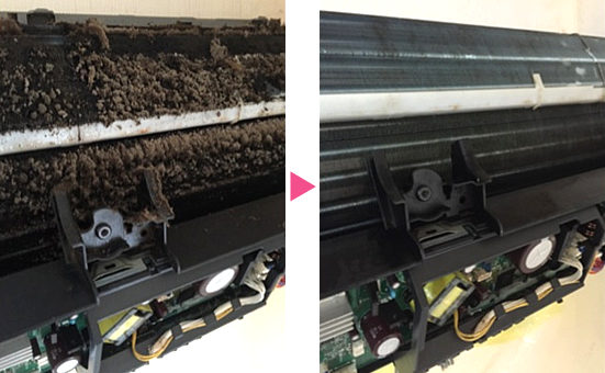 千葉県市川市のお客様宅　エアコンクリーニング